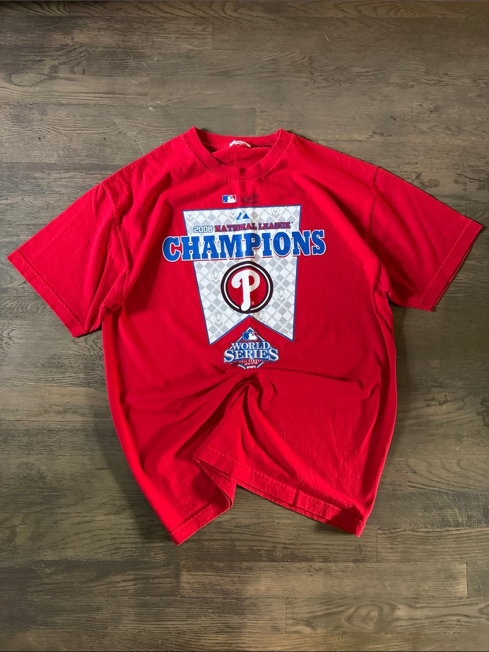 Vintage Phillies 2008 National League Champions Tee